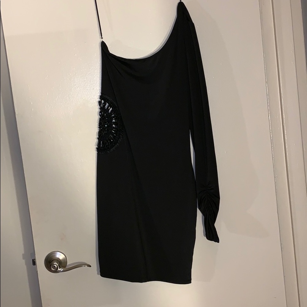 one shoulder dress
